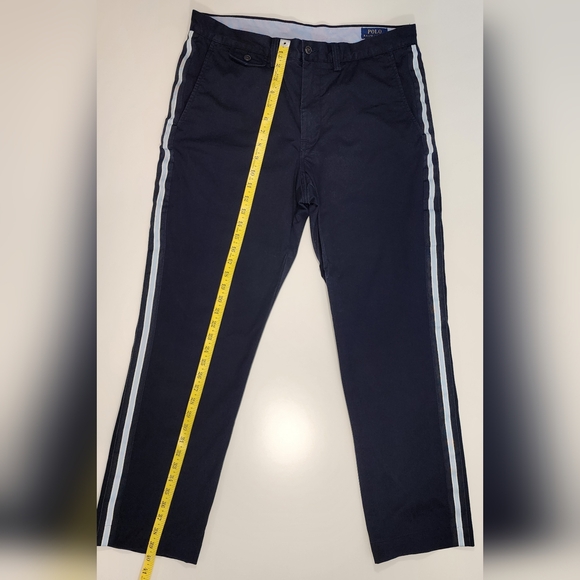 Polo Ralph Lauren Chino Pants Men's 34x34 Aviator Navy Stretch Straight Fit - Picture 4 of 14